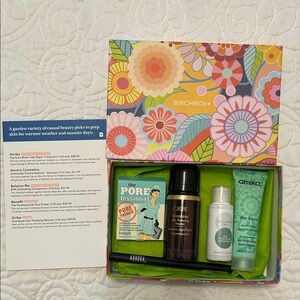 Birchbox Product Collection with Skincare and Haircare